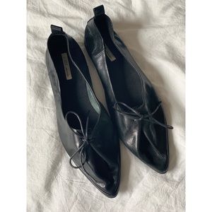 Rare Japanese Leather Ballet Flats
